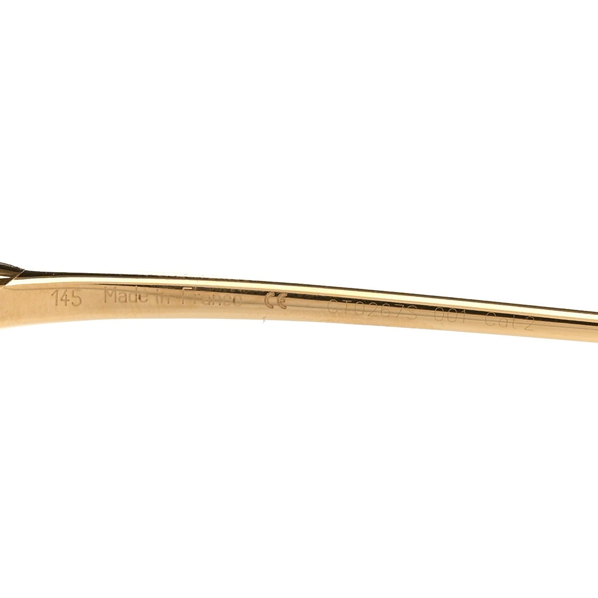 Panthere De Cartier Sunglasses CT0267S Gold Black