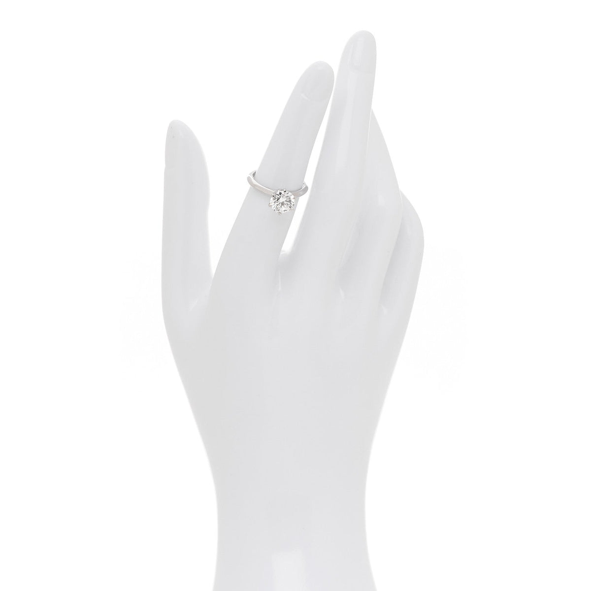 Platinum Diamond 1.62ct Solitaire Engagement Ring 50 5.5