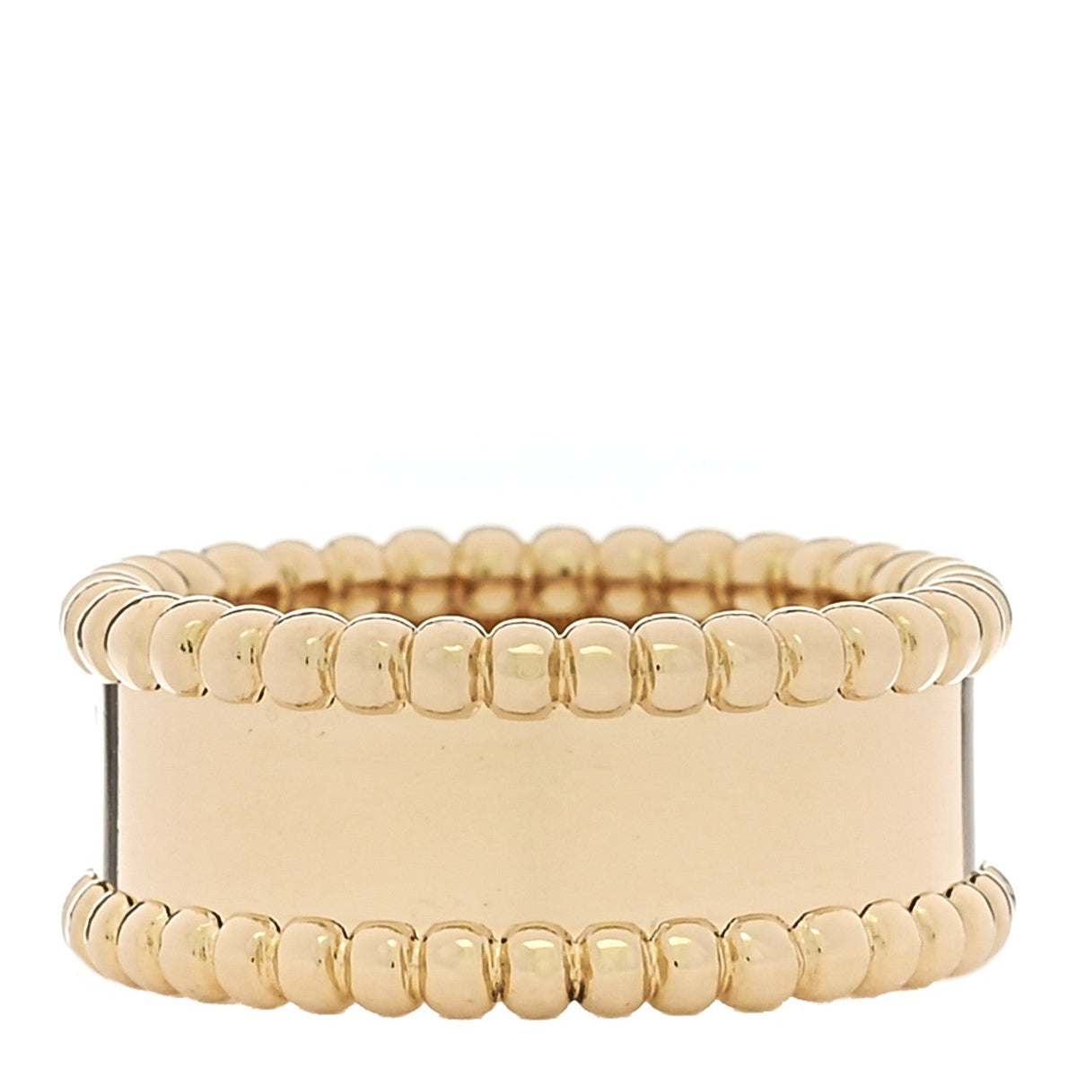 18K Yellow Gold Perlee Signature Ring 46 3.75