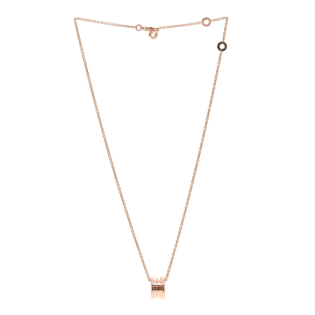 18K Rose Gold B.Zero1 Pendant Necklace