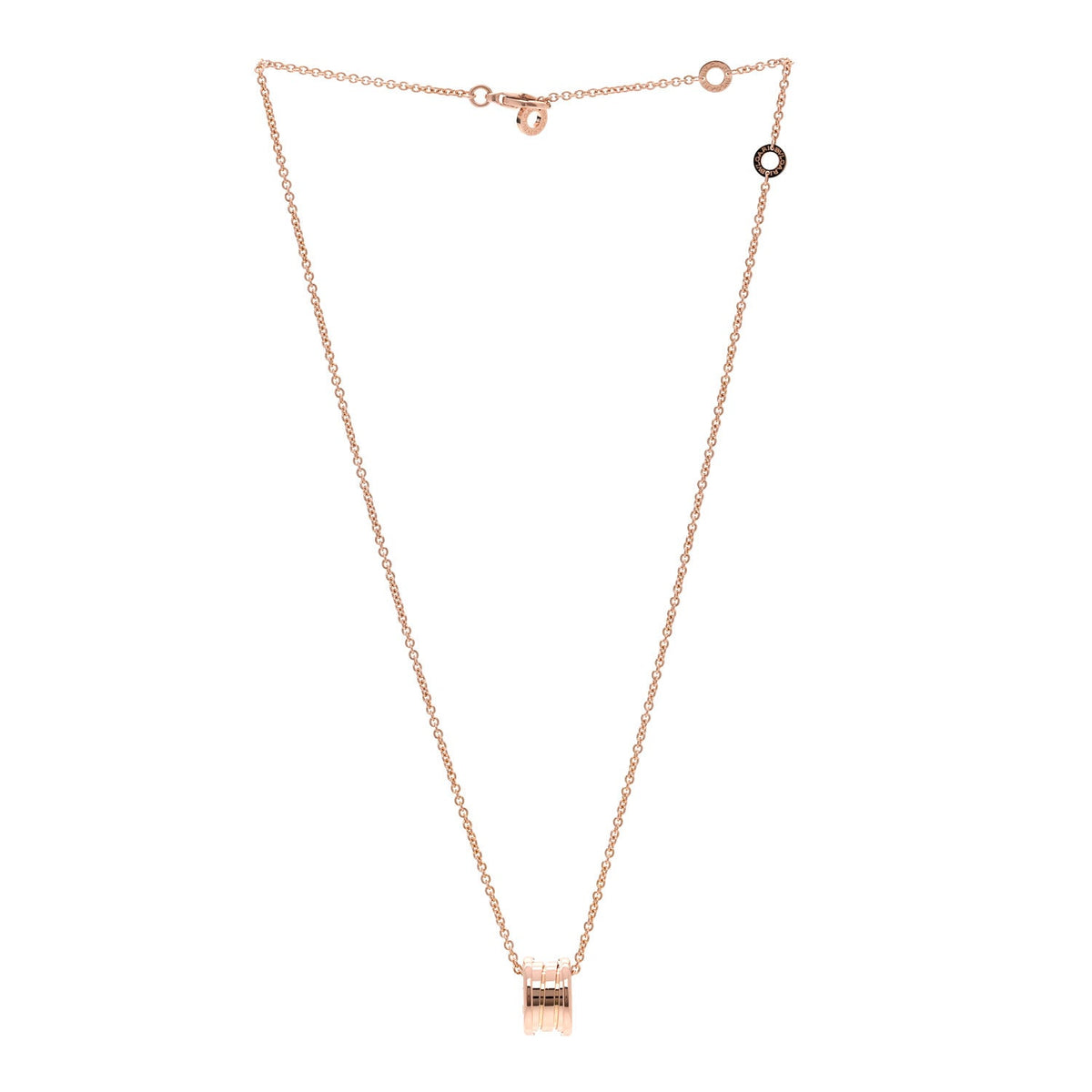 18K Rose Gold B.Zero1 Pendant Necklace
