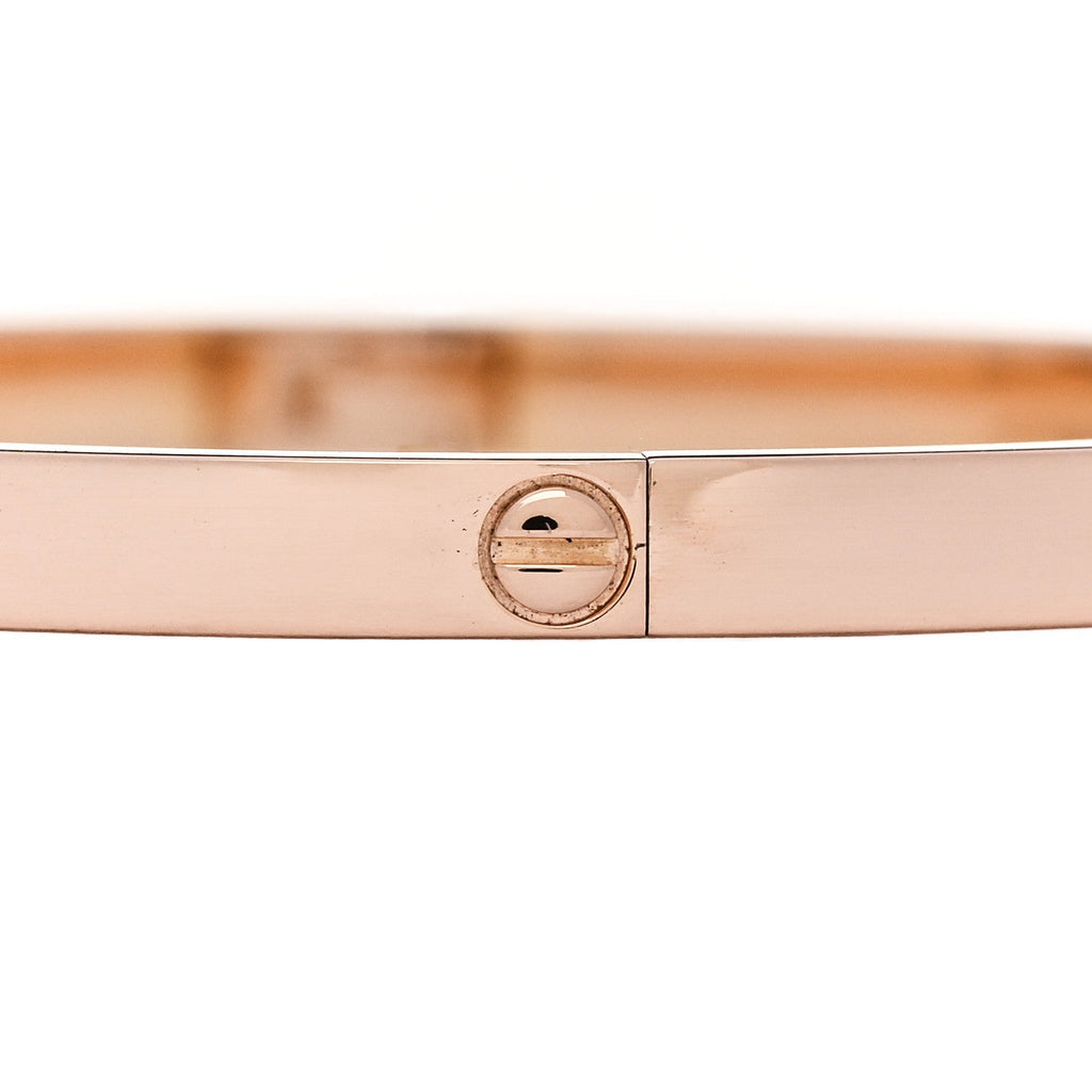18K Pink Gold Small LOVE Bracelet 16