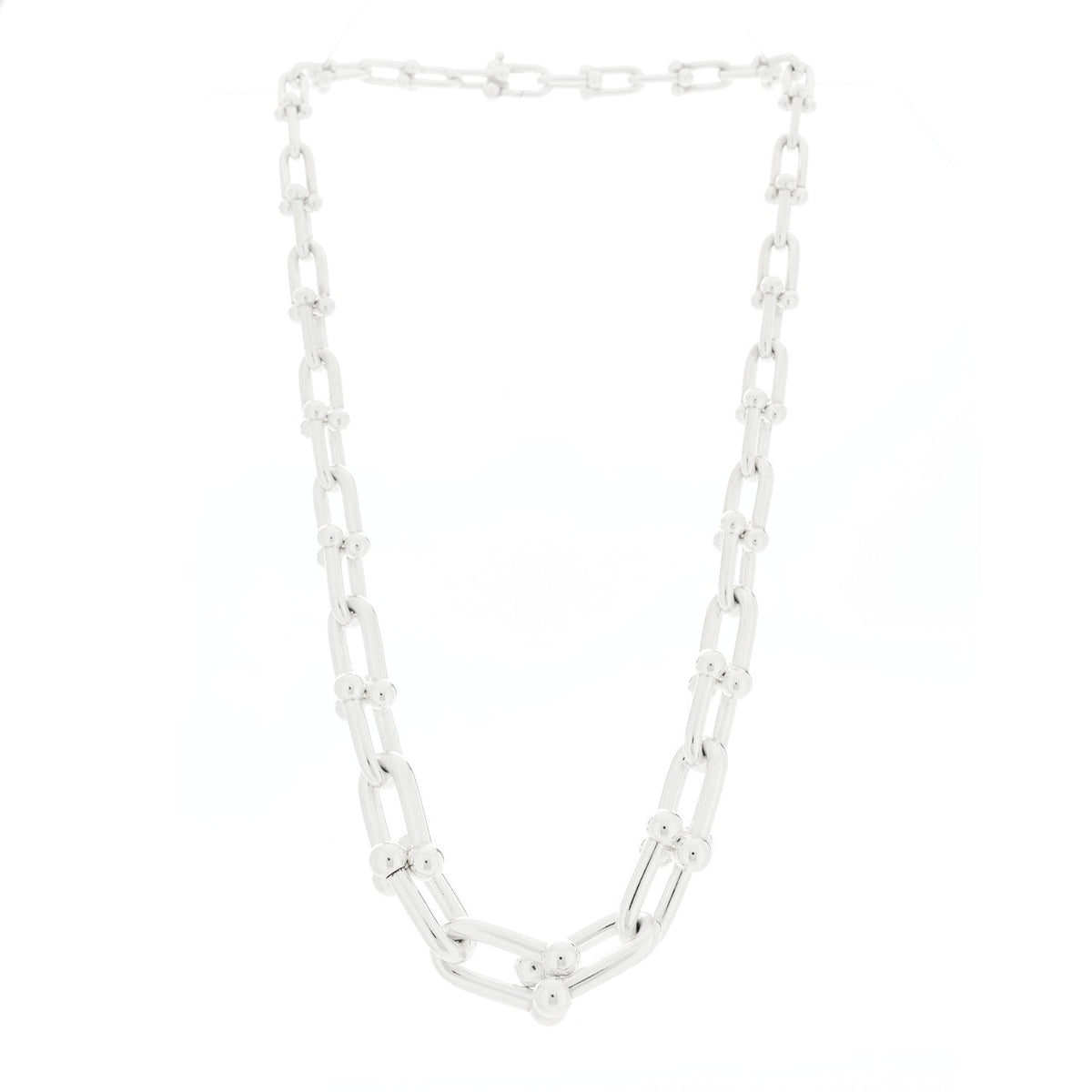 Sterling Silver HardWear Graduated Link Necklace