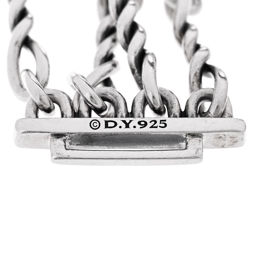 Sterling Silver Pearl Continuance Four-Row Chain Bracelet