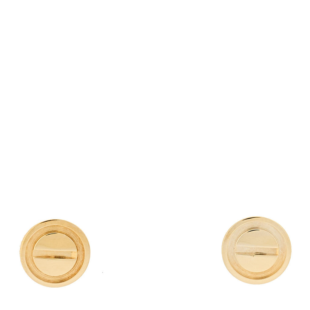 18K Yellow Gold LOVE Earrings
