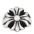 Sterling Silver Maltese Cross Ring 52 6
