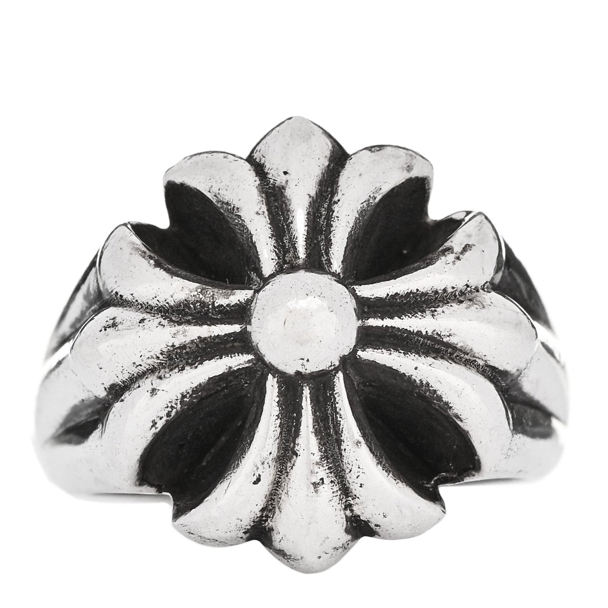 Sterling Silver Maltese Cross Ring 52 6