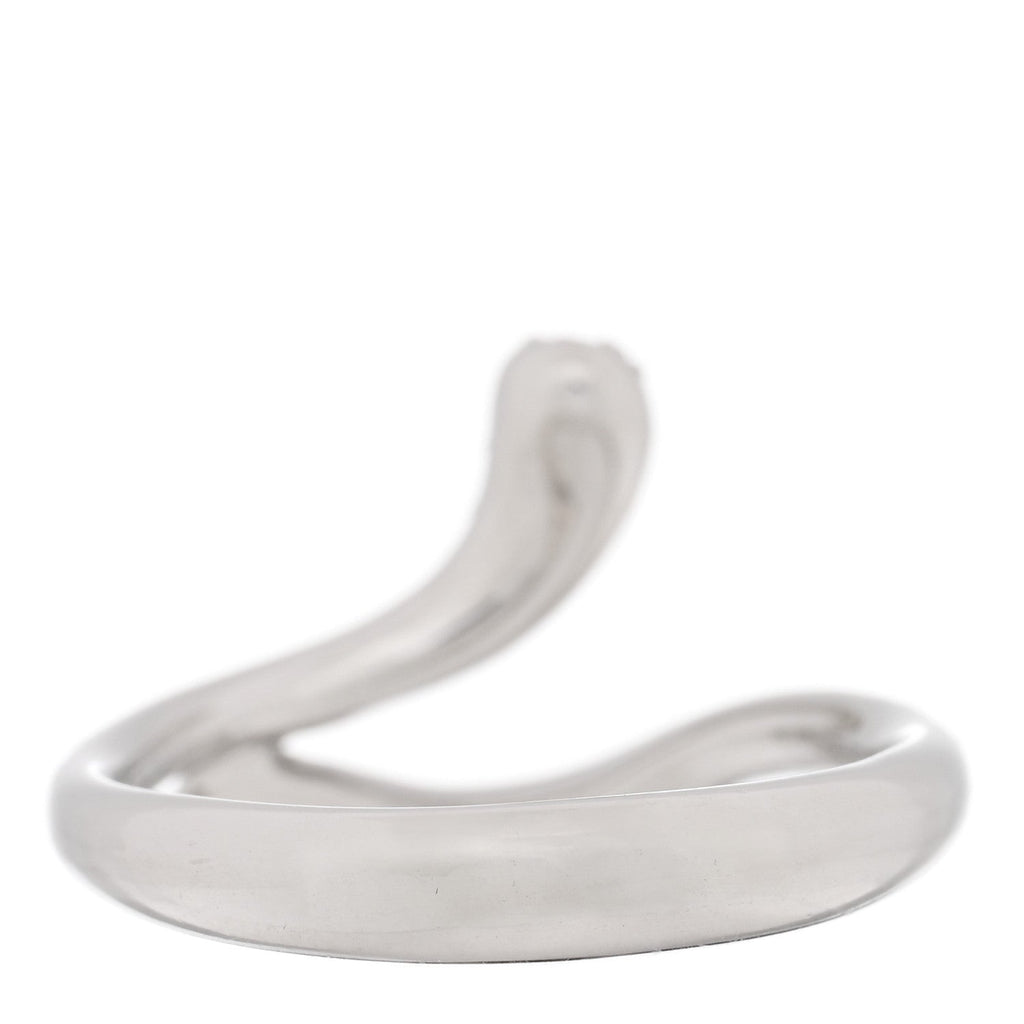 Platinum Diamond Elsa Peretti Open Form Teardrop Ring 51 5.75
