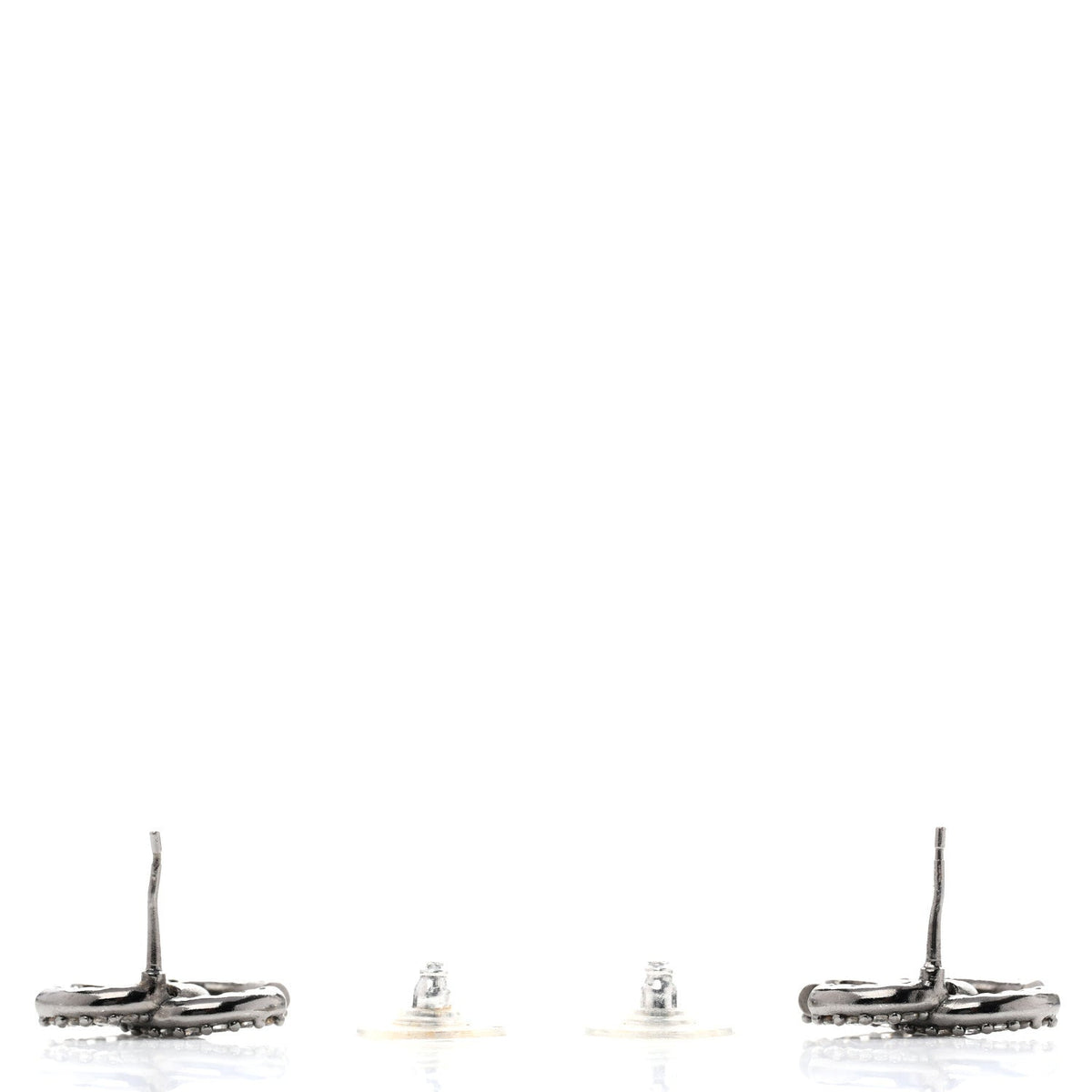 Ruthenium Crystal CC Earrings