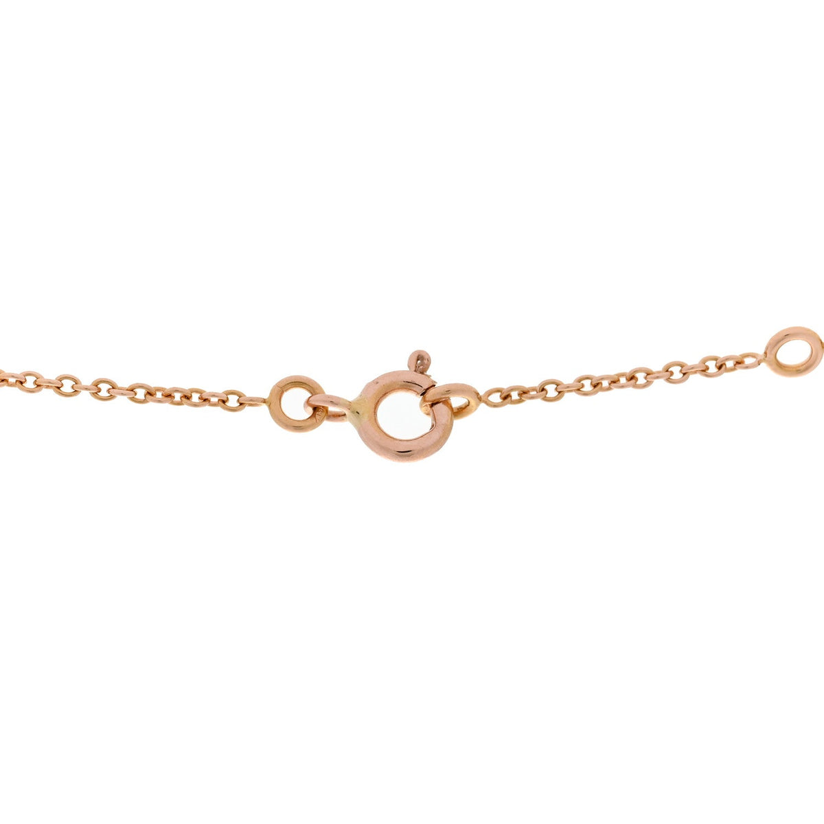 18K Rose Gold Diamond Pink Opal Rose Des Vents Necklace