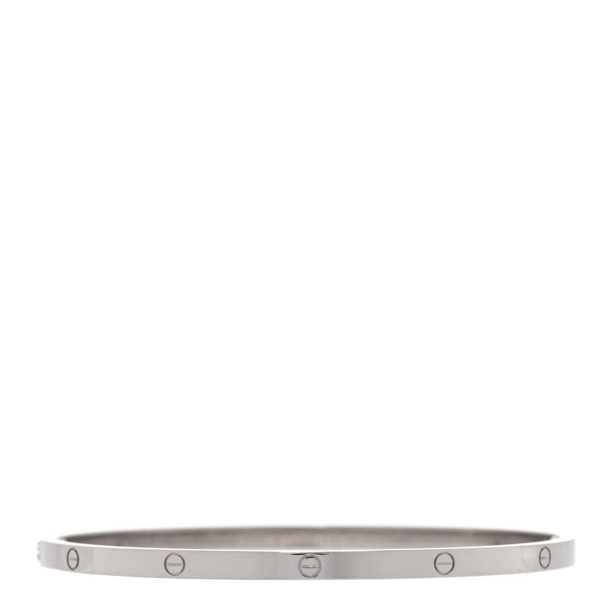 18K White Gold Small LOVE Bracelet 20