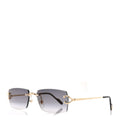 Metal Classic C Rimless Sunglasses CT0550S Gold