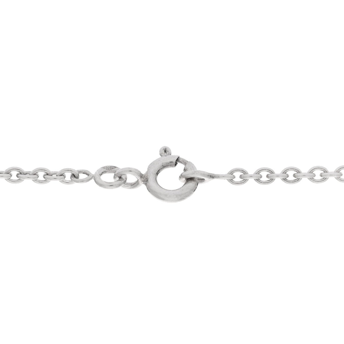 Sterling Silver Amulette Chaine d'Ancre Enchaine Pendant Necklace