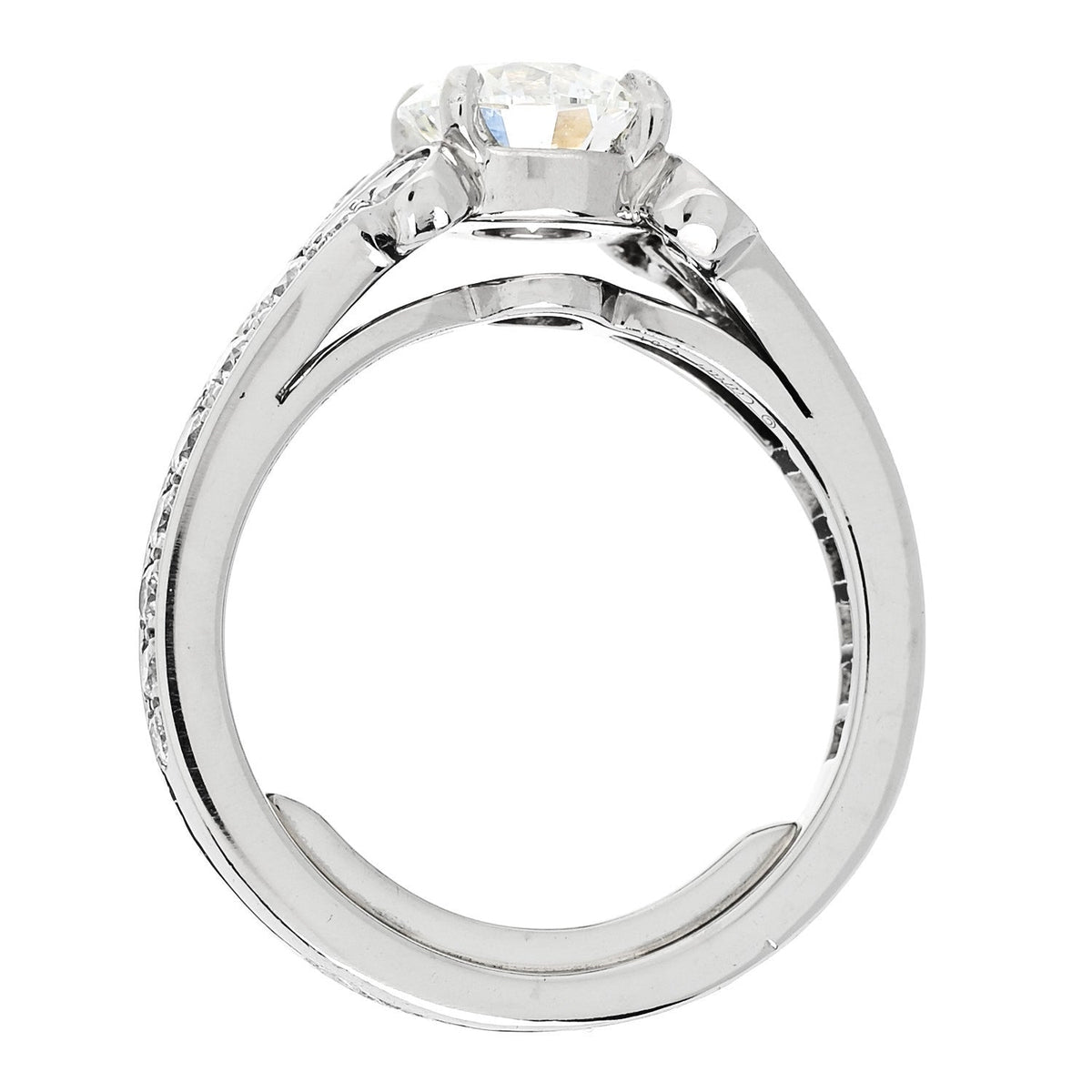 Platinum Diamond .91ct Destinee Engagement Ring 46 3.75