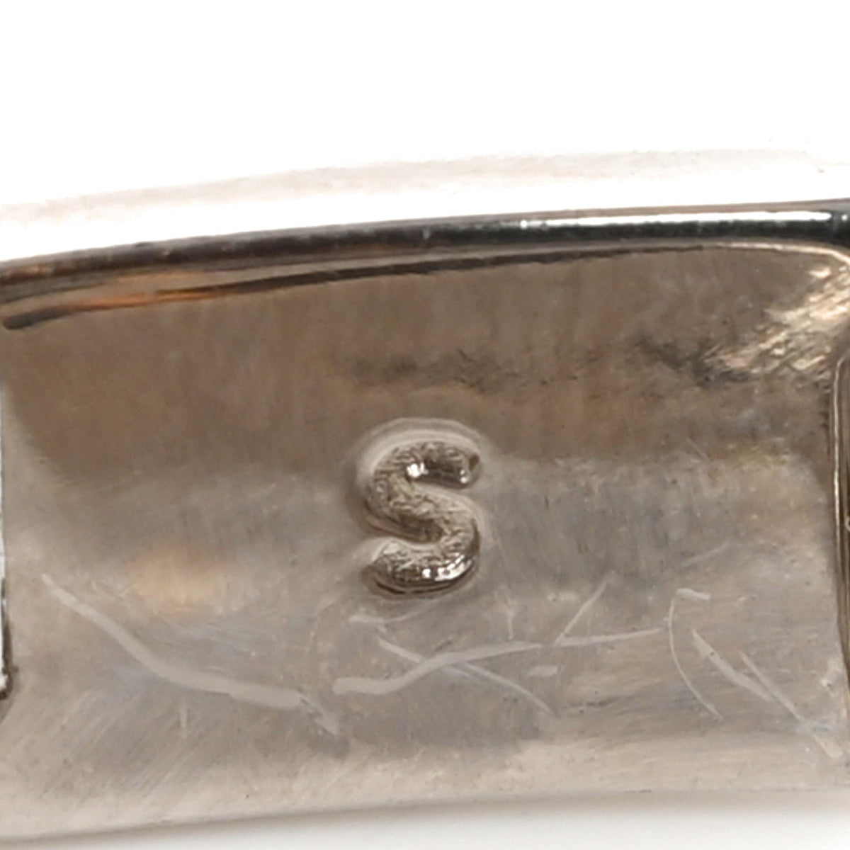 Metal FF Chain Ring S Silver