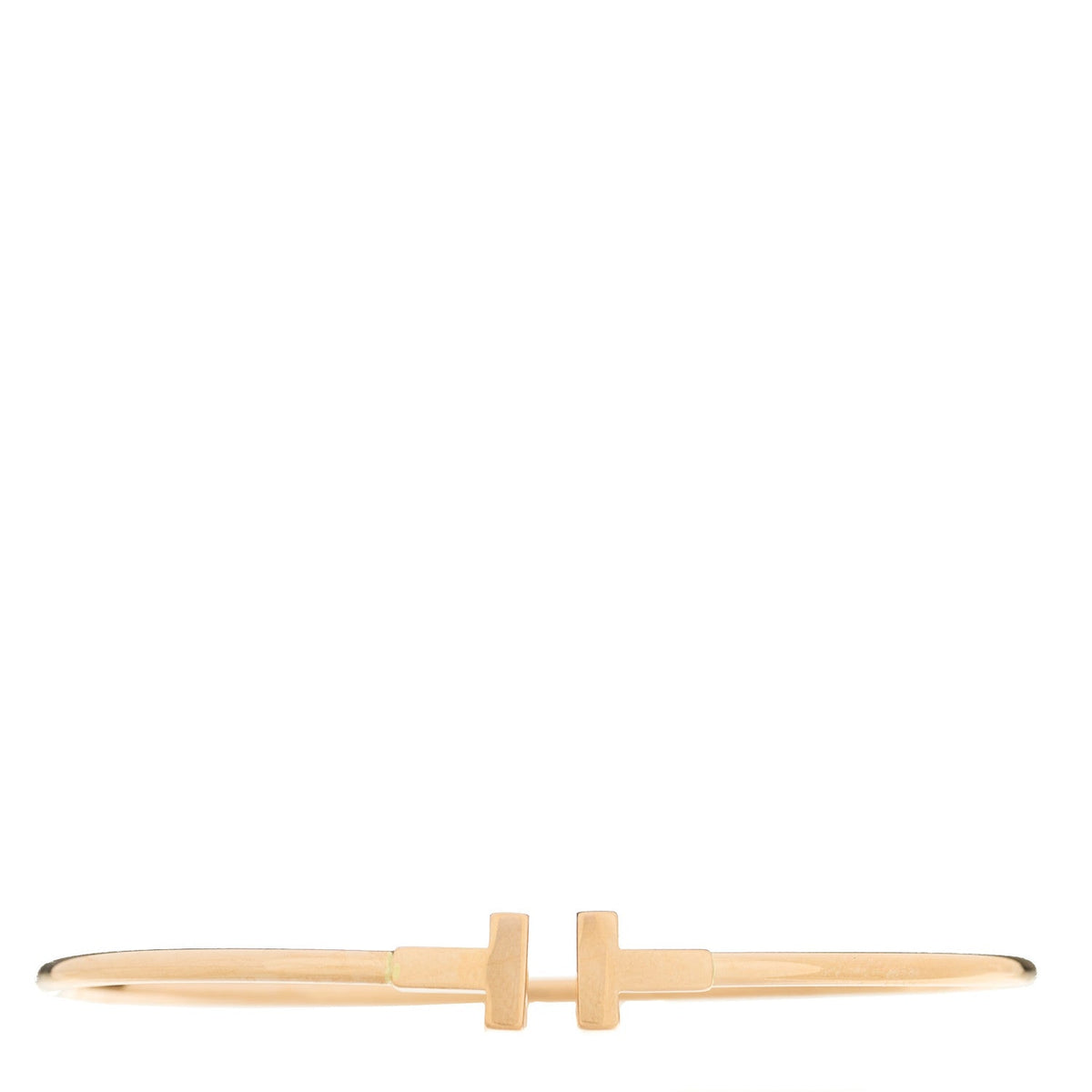 18K Rose Gold T Wire Bracelet