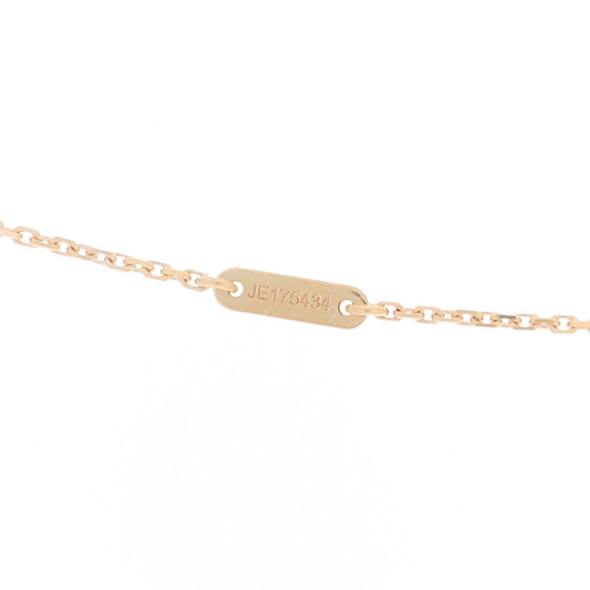 18k Rose Gold Carnelian Sweet Alhambra Heart Pendant Necklace