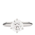 Platinum Diamond 1.62ct Solitaire Engagement Ring 50 5.5