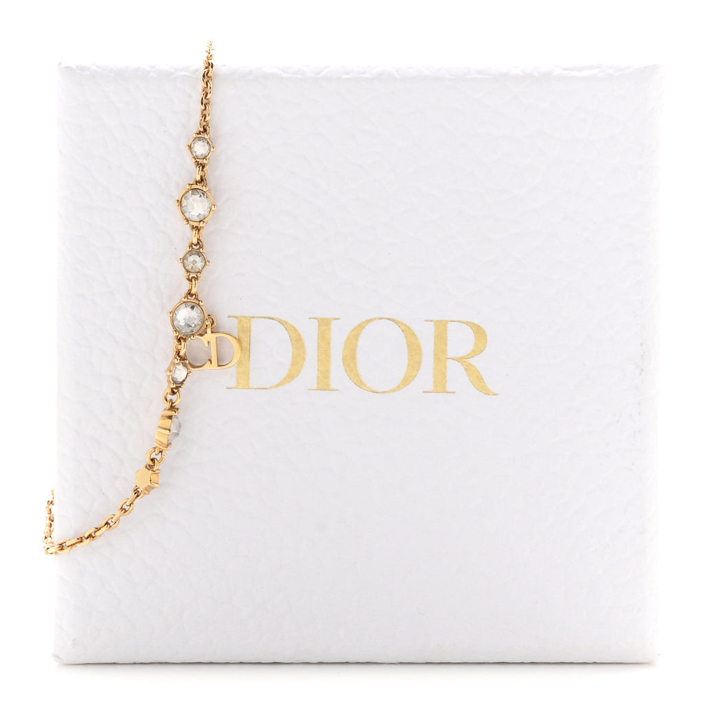 Crystal CD Bracelet Gold