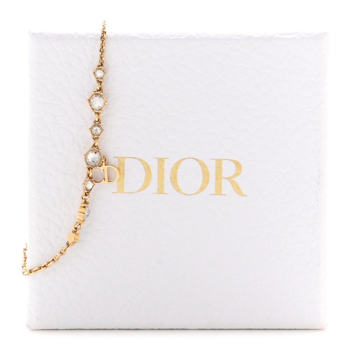Crystal CD Bracelet Gold