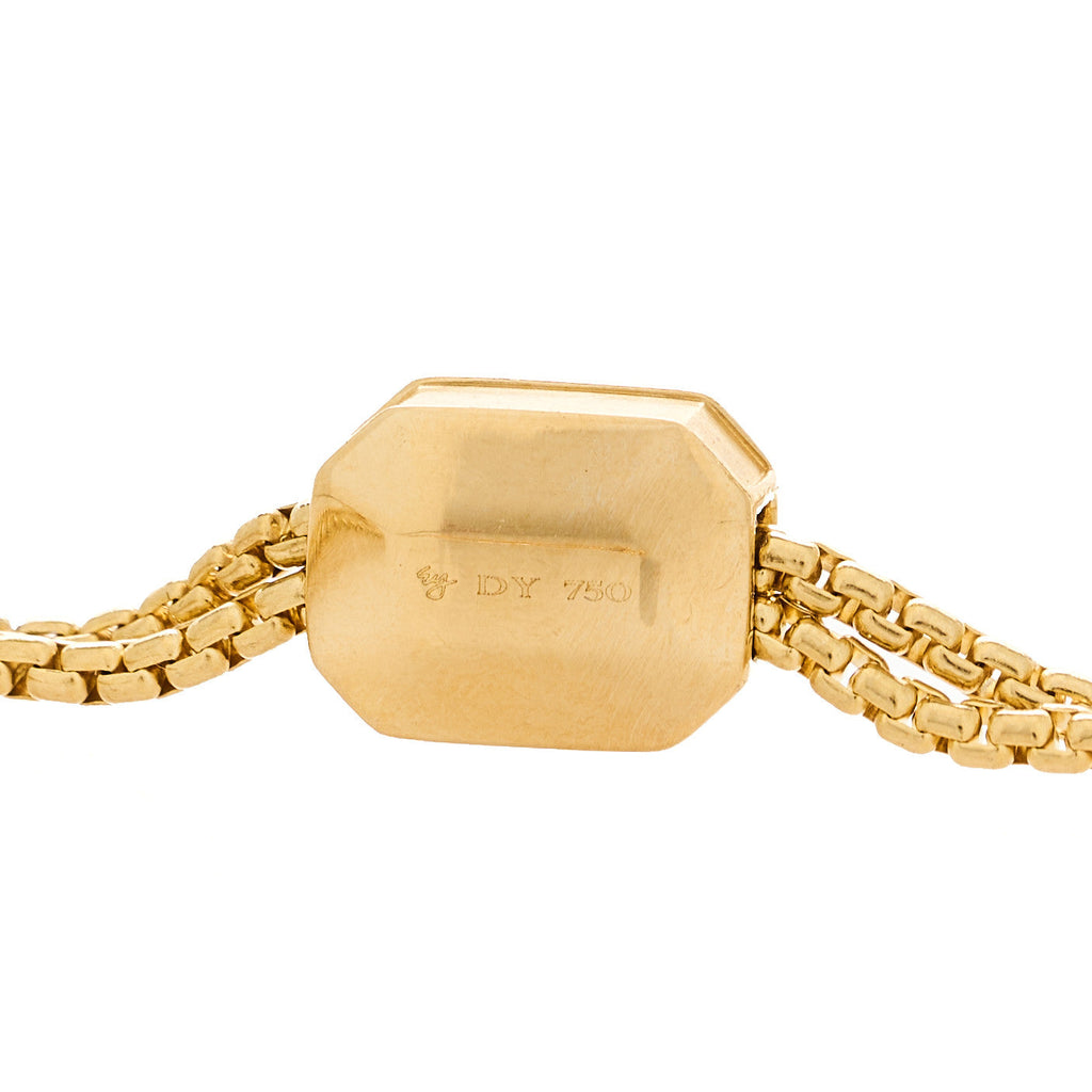 18K Yellow Gold Diamond Stax Lariat Necklace