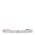 18K White Gold LOVE Cuff Bracelet 18