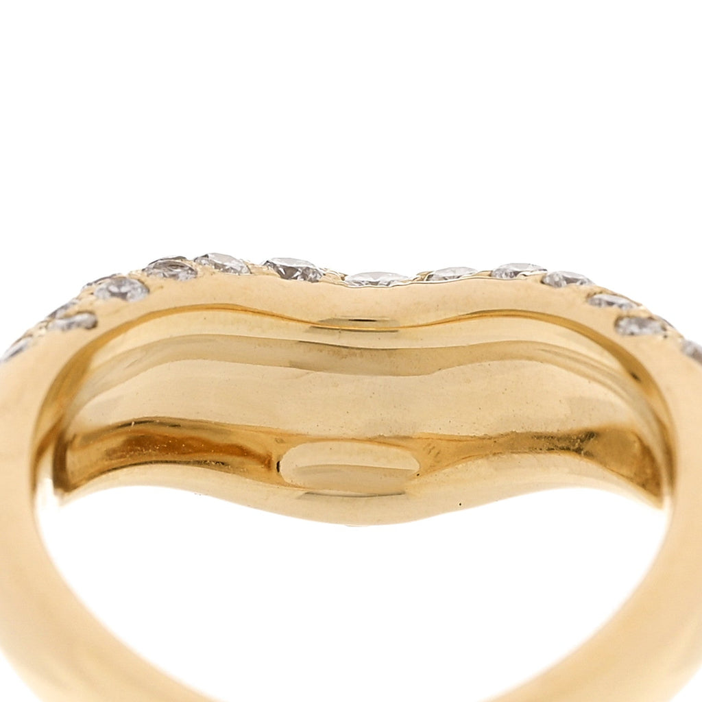 18K Yellow Gold Diamond 1.23ctw Ring 50 5.5