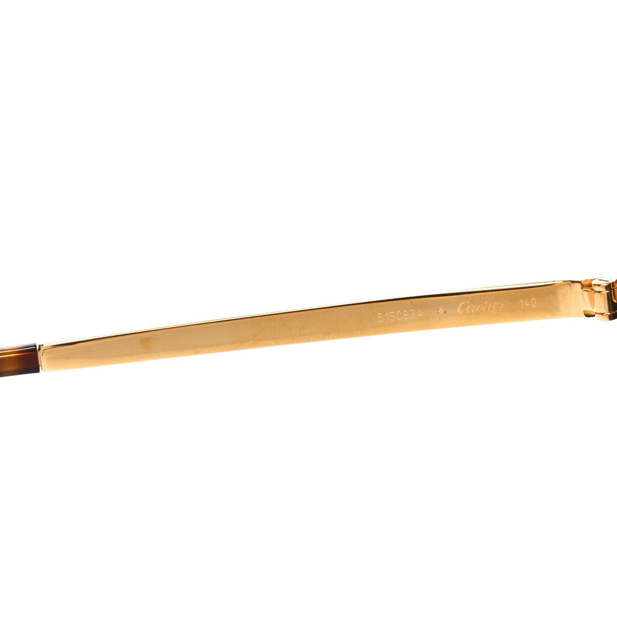 Acetate Panthere Cartier Sunglasses CT0024S Gold Dark Havana