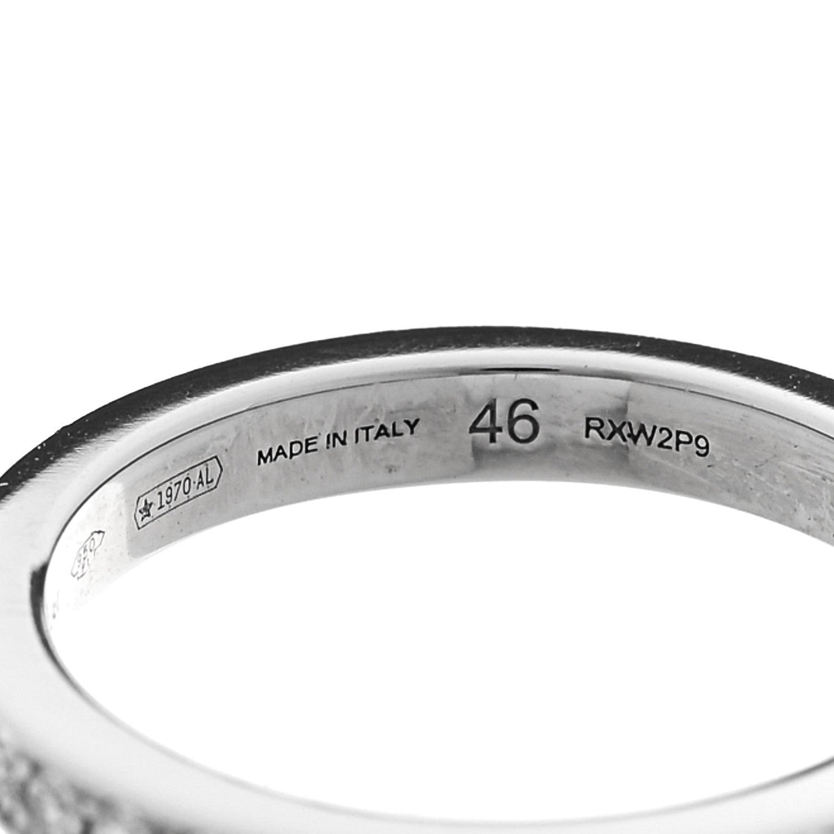 Platinum Diamond Dedicata A Venezia Wedding Band Ring 46 3.75