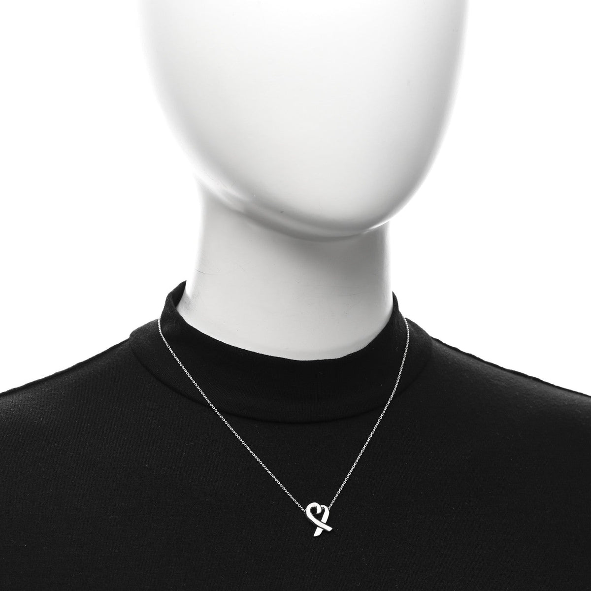 Sterling Silver Paloma Picasso Loving Heart Pendant Necklace
