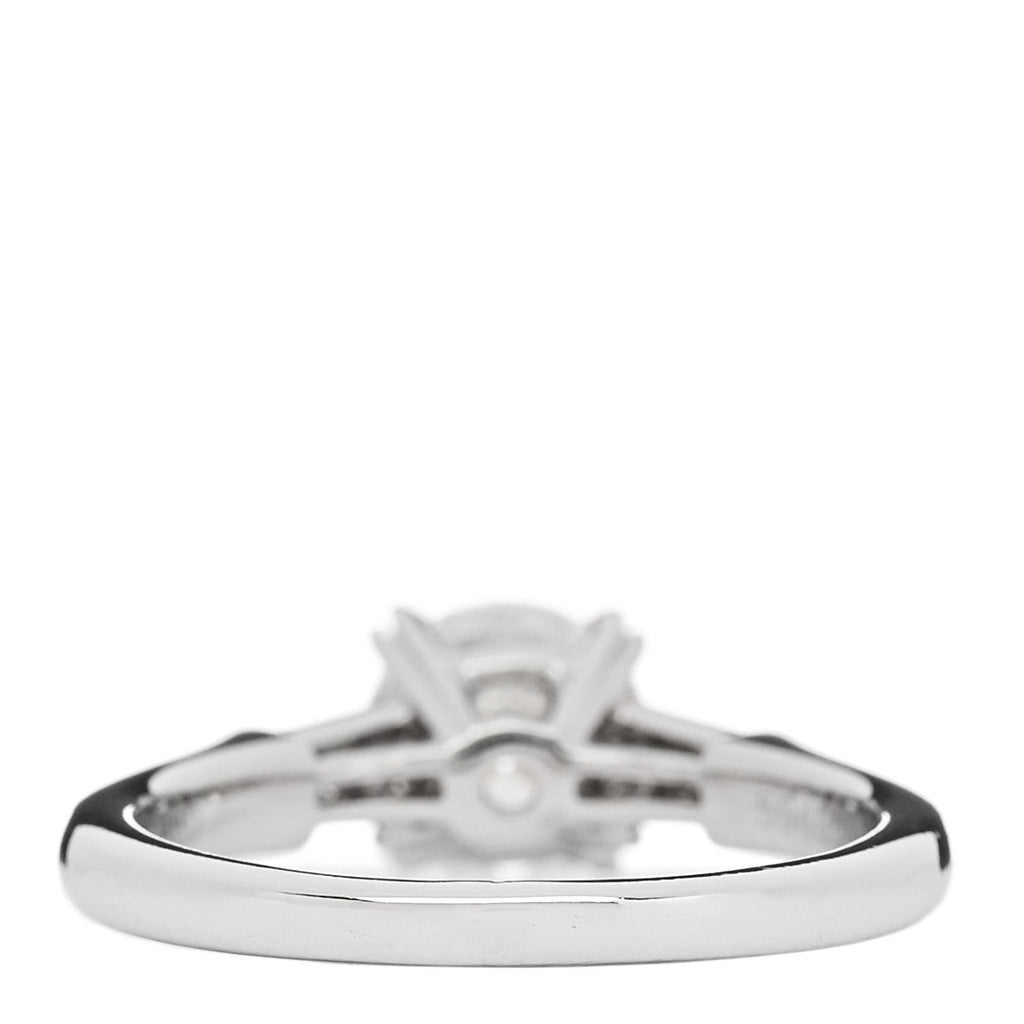 Platinum Diamond .91ct Round Brilliant Cut Engagement Ring 47 4