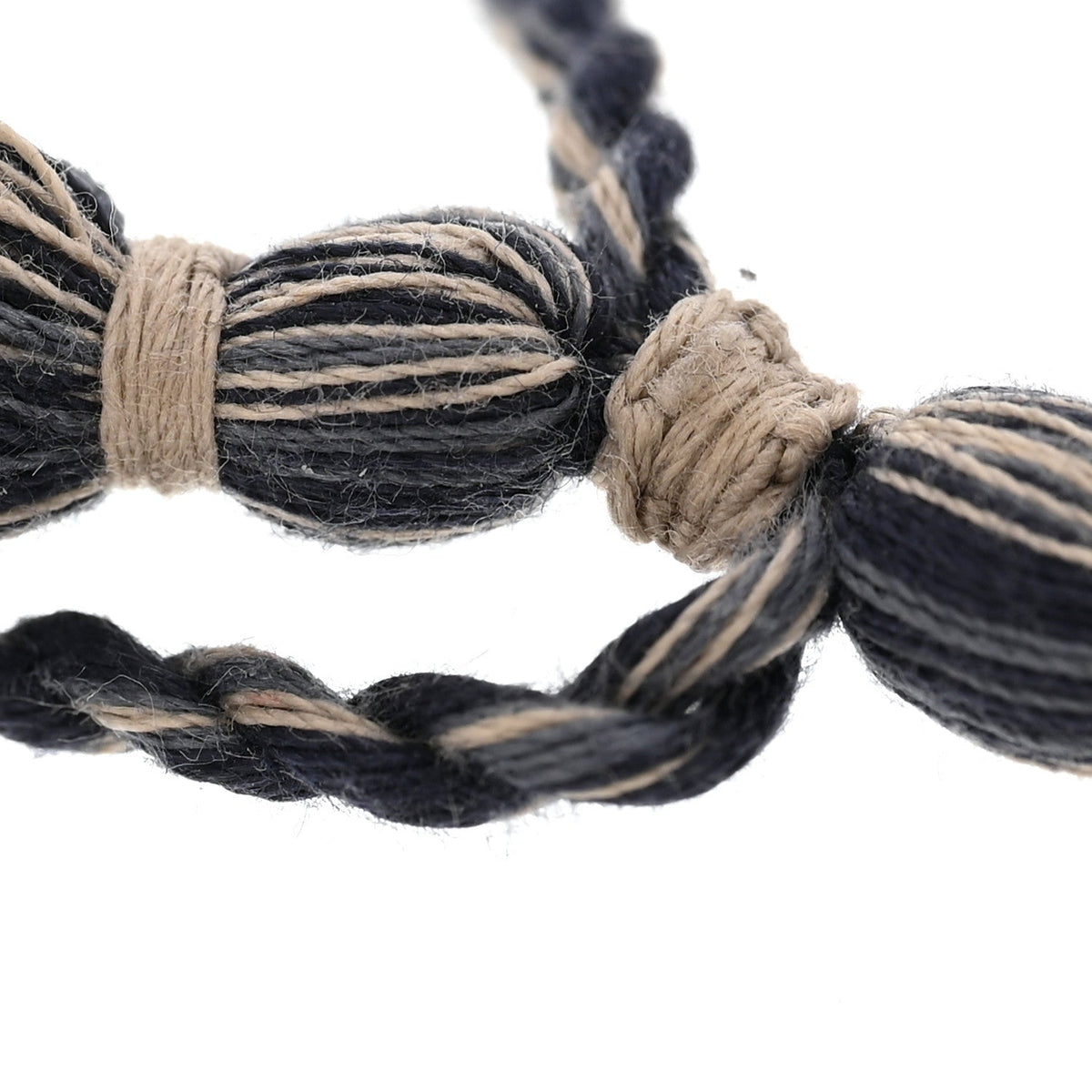 Woven Cotton J'Adior Friendship Bracelet Navy