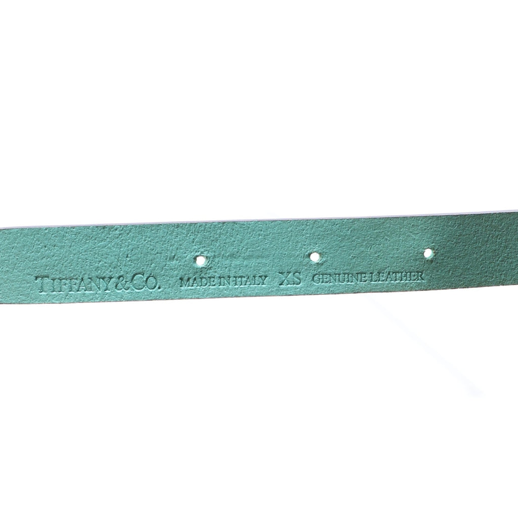 Calfskin Return to Tiffany XS Pet Collar Blue