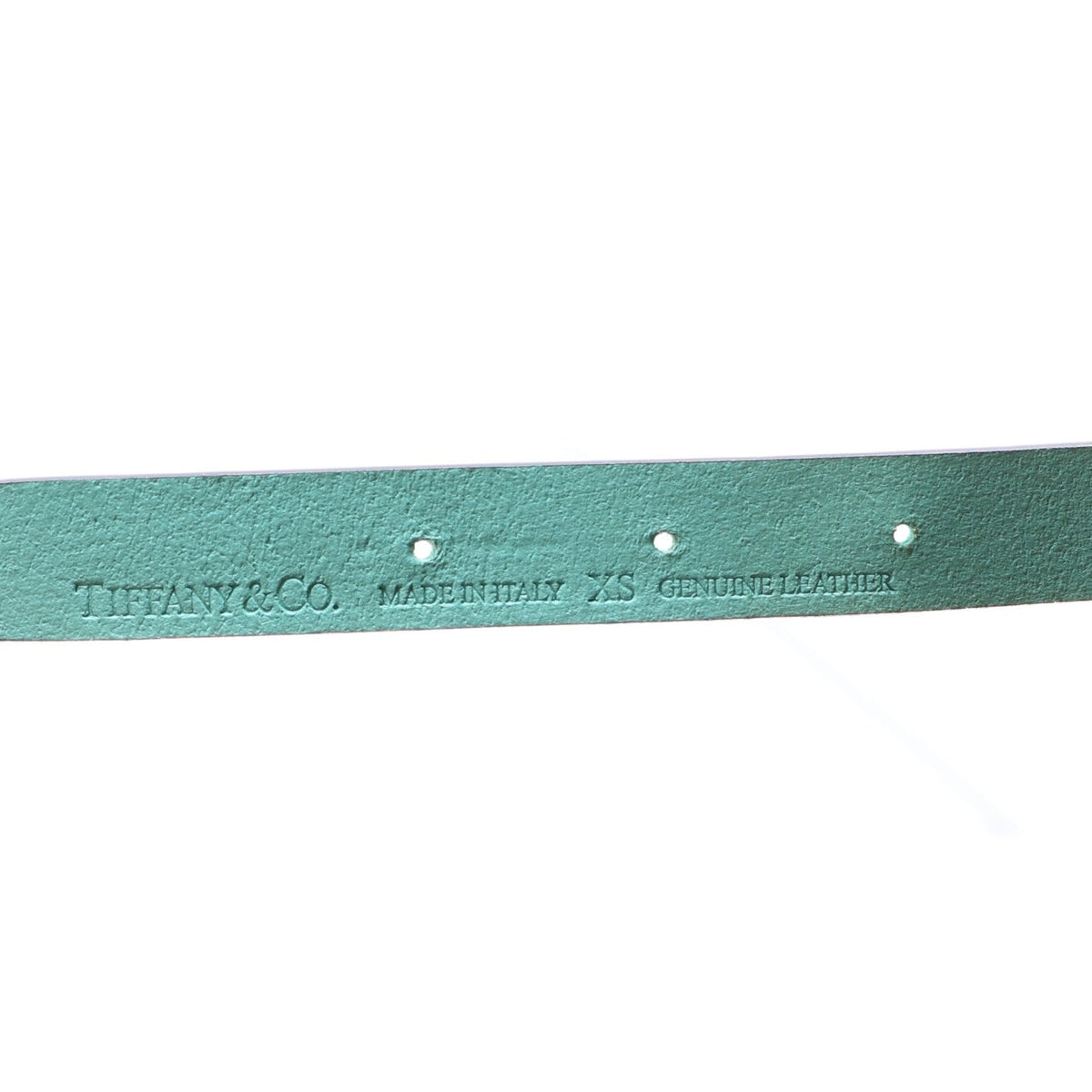 Calfskin Return to Tiffany XS Pet Collar Blue