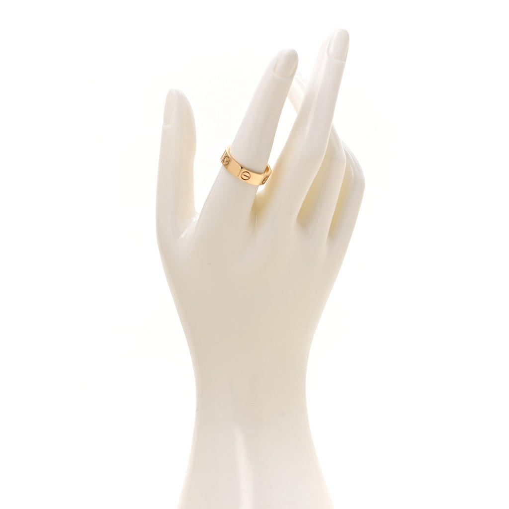 18K Yellow Gold 5.5mm LOVE Ring 57 8