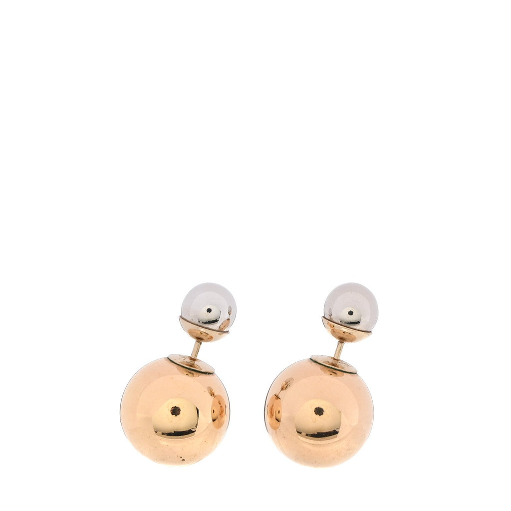 Mise En Dior Tribal Earrings Gold Silver