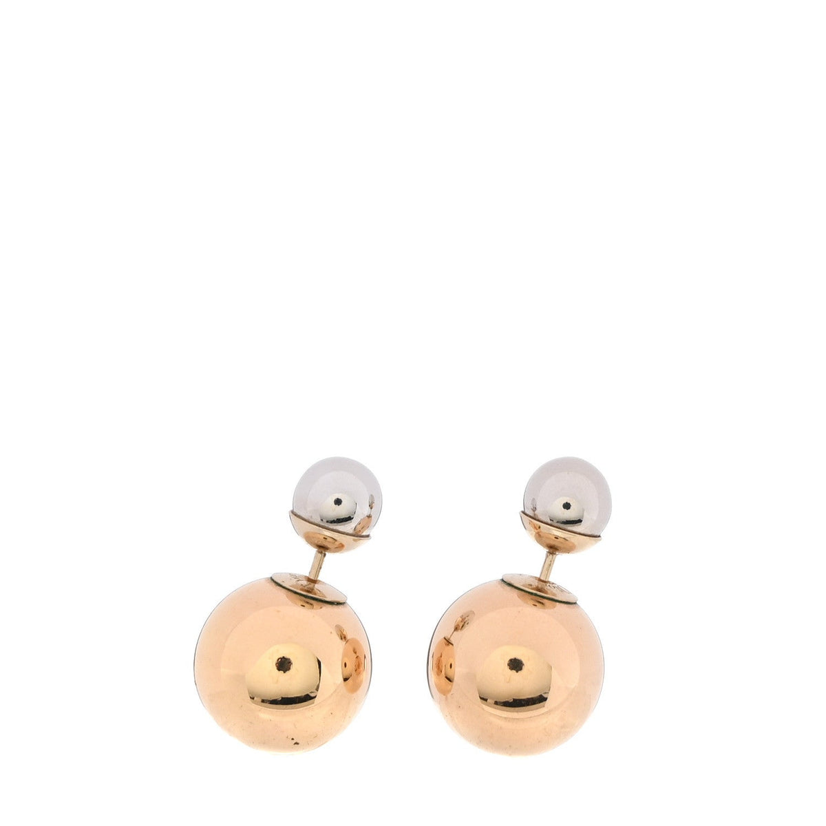 Mise En Dior Tribal Earrings Gold Silver