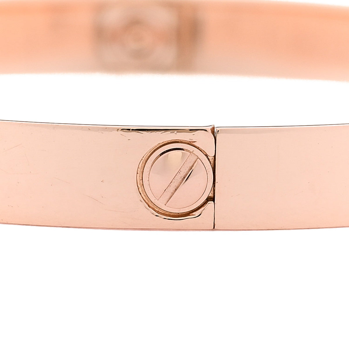 18K Pink Gold 4 Diamond LOVE Bracelet 18