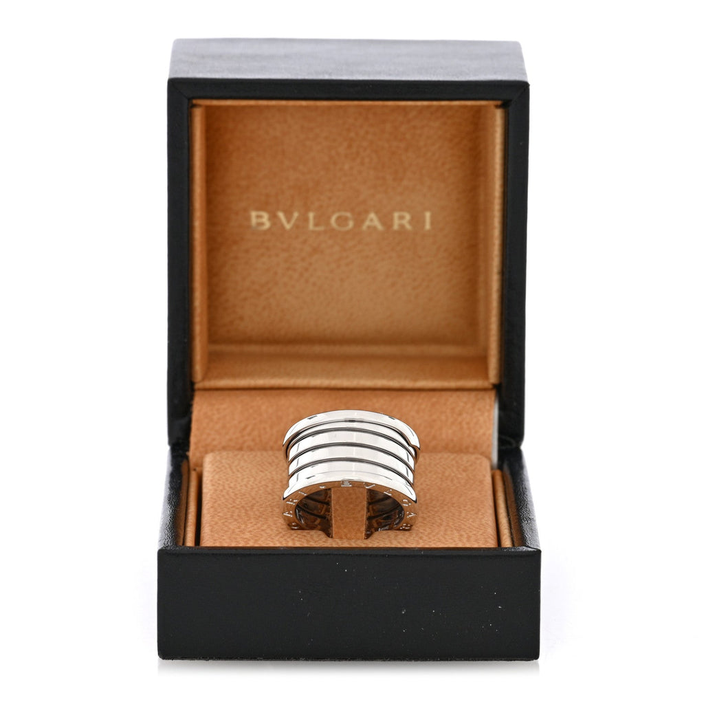 18K White Gold B.Zero1 Four-Band Ring 54 7