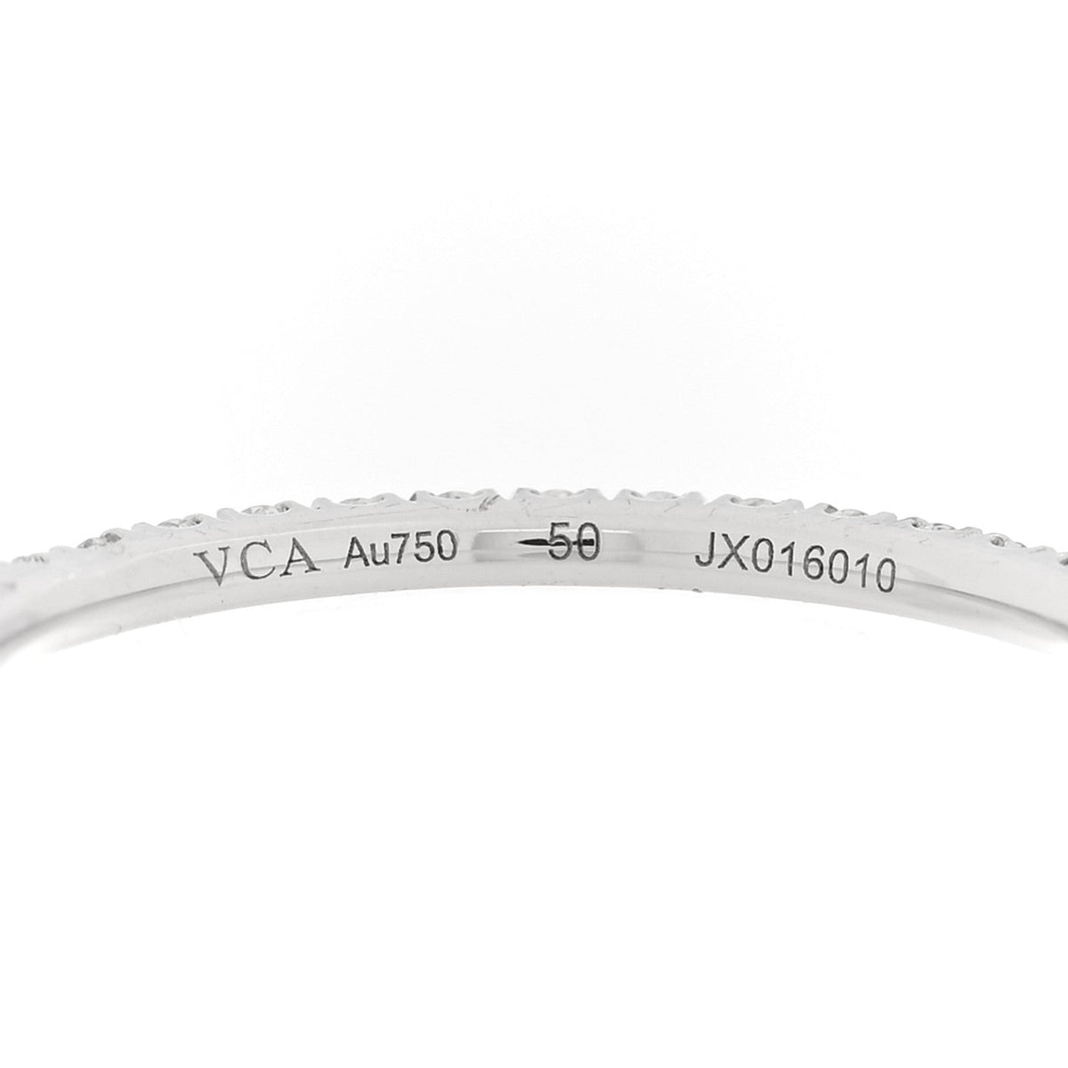 18K White Gold Diamond 1.25mm Felicite Wedding Band Ring 50 5.25