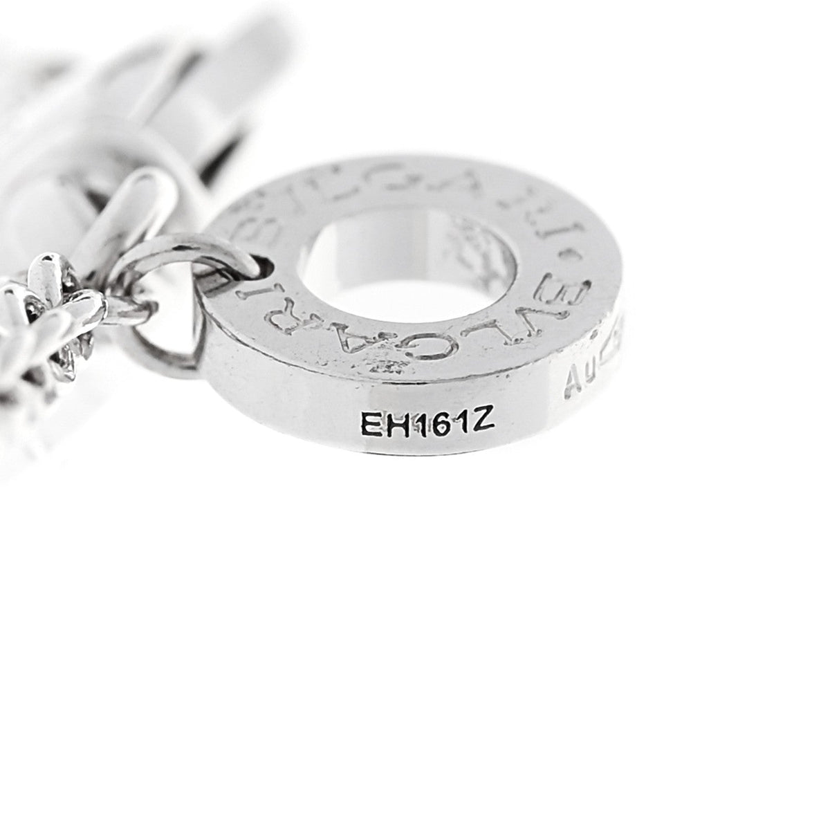18K White Gold B.Zero1 Pendant Necklace