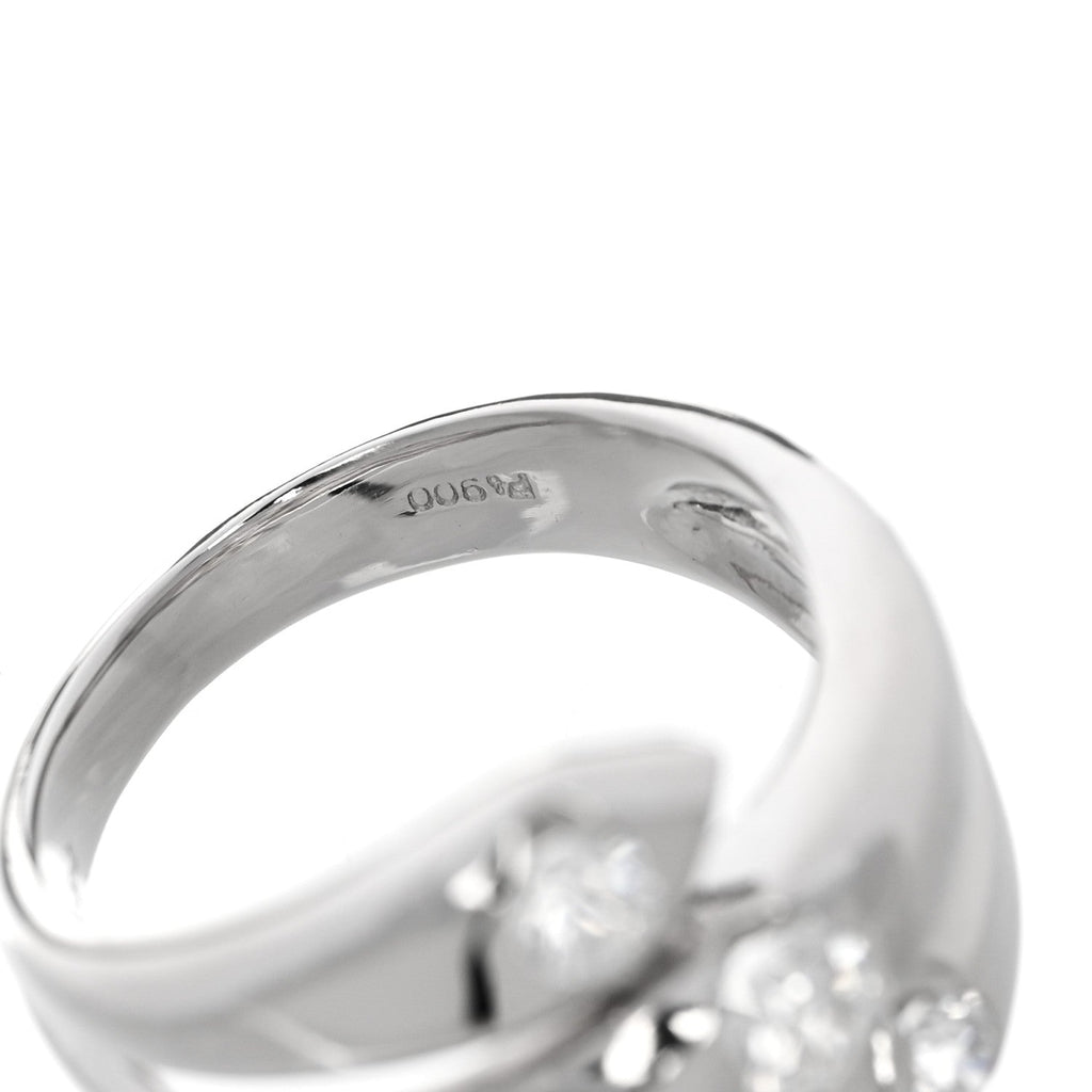 Platinum Diamond .54ctw Wrap Ring 53 6.5