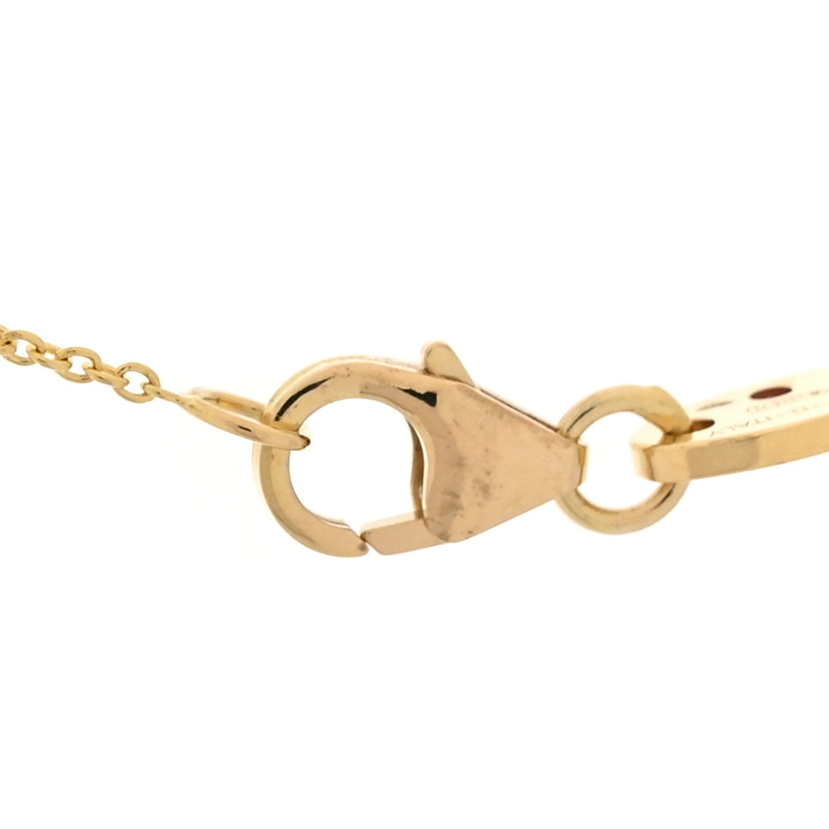 18K Yellow Gold Diamond Diamonds By The Inch Dangling Five Station Necklace