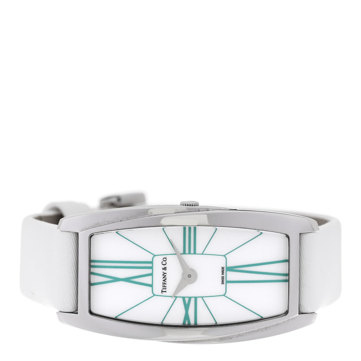 Stainless Steel Satin 22mm Gemea Quartz Watch White