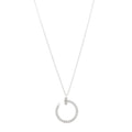 18K White Gold Diamond Juste Un Clou Paved Pendant Necklace