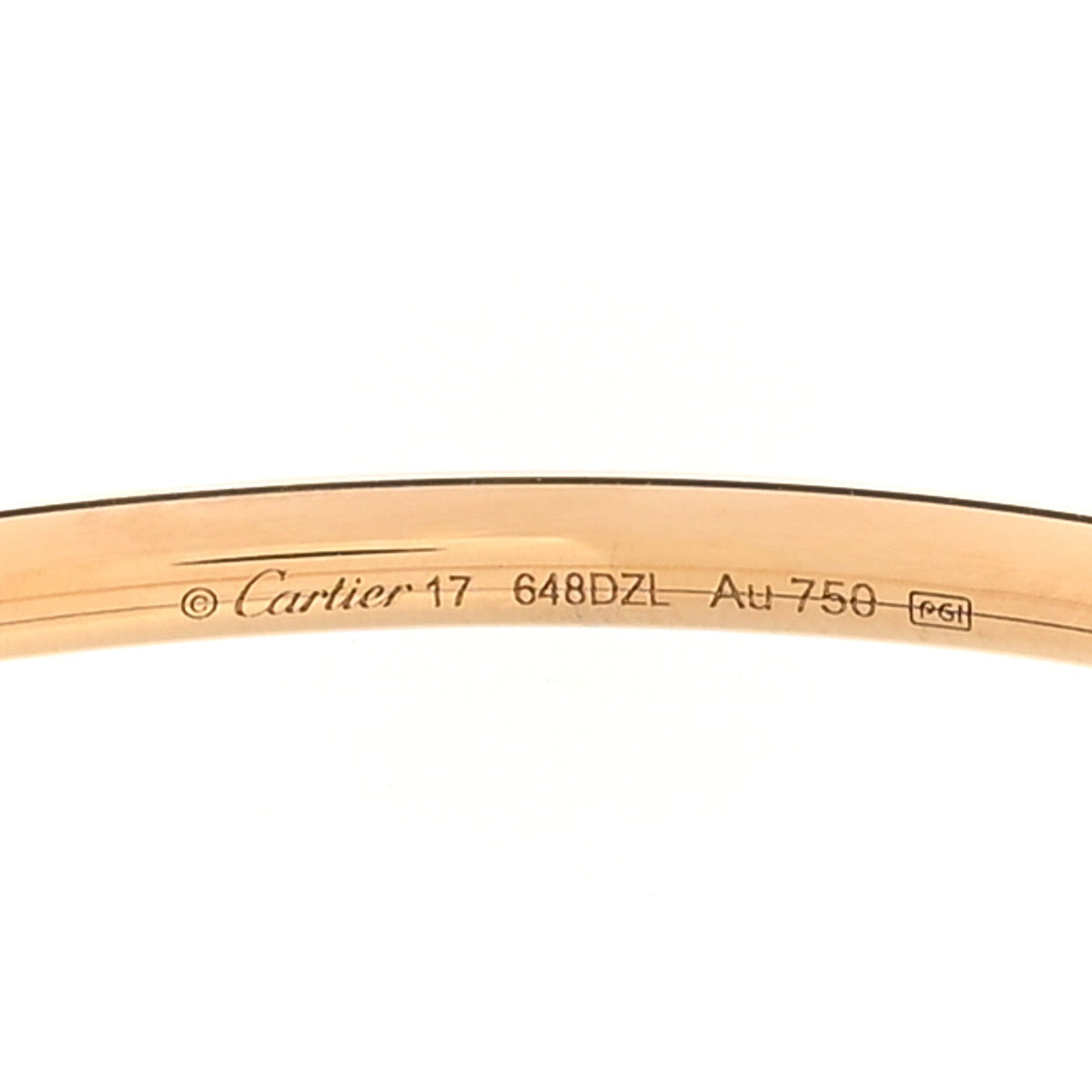 18K Yellow Gold Diamond Small Juste Un Clou Bracelet 17