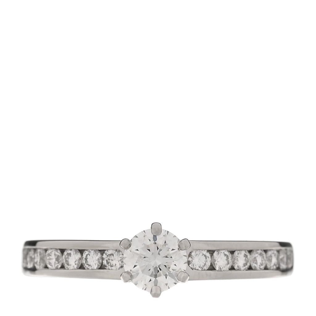 Platinum Diamond .30ct Channel-Set Engagement Ring  48 4.5