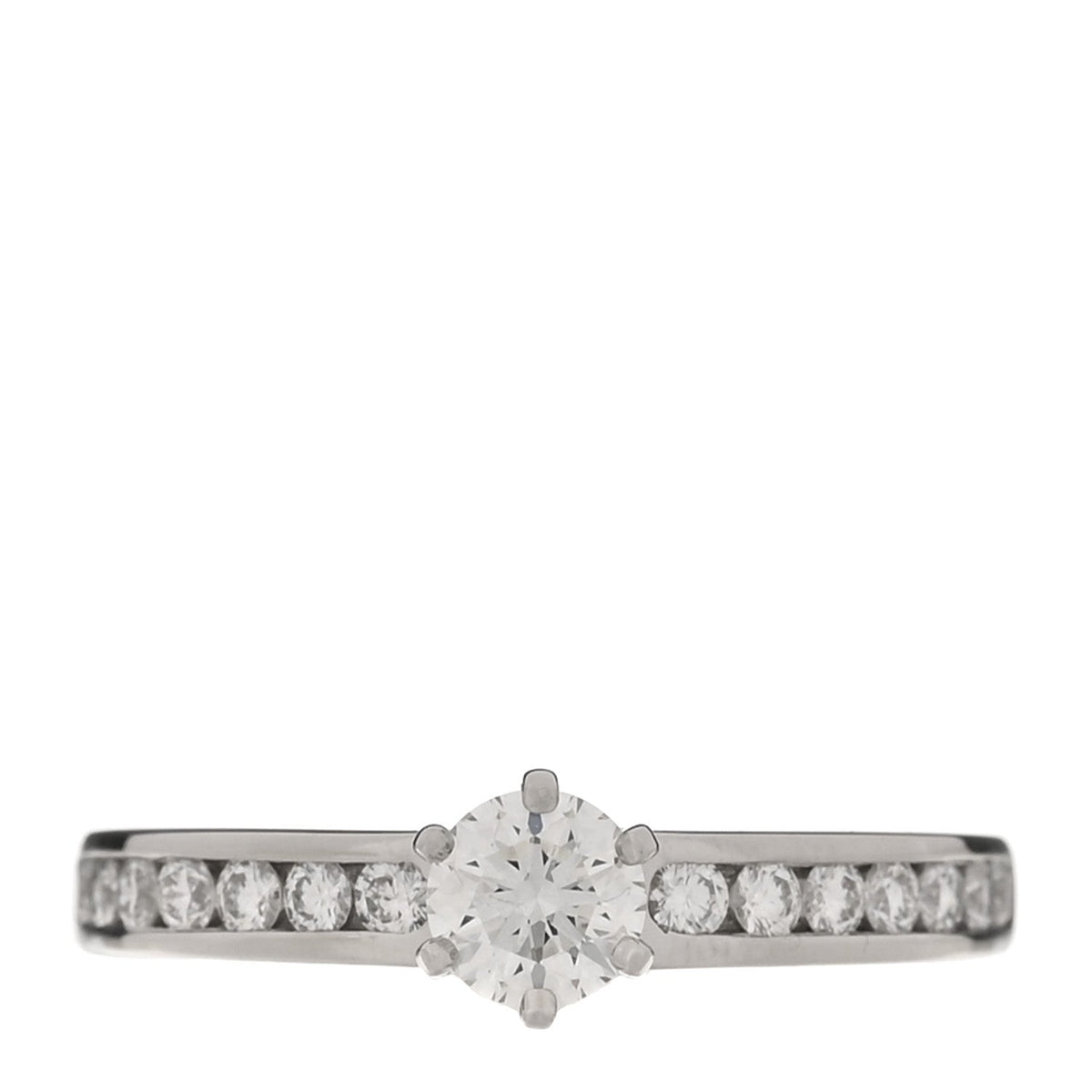 Platinum Diamond .30ct Channel-Set Engagement Ring  48 4.5