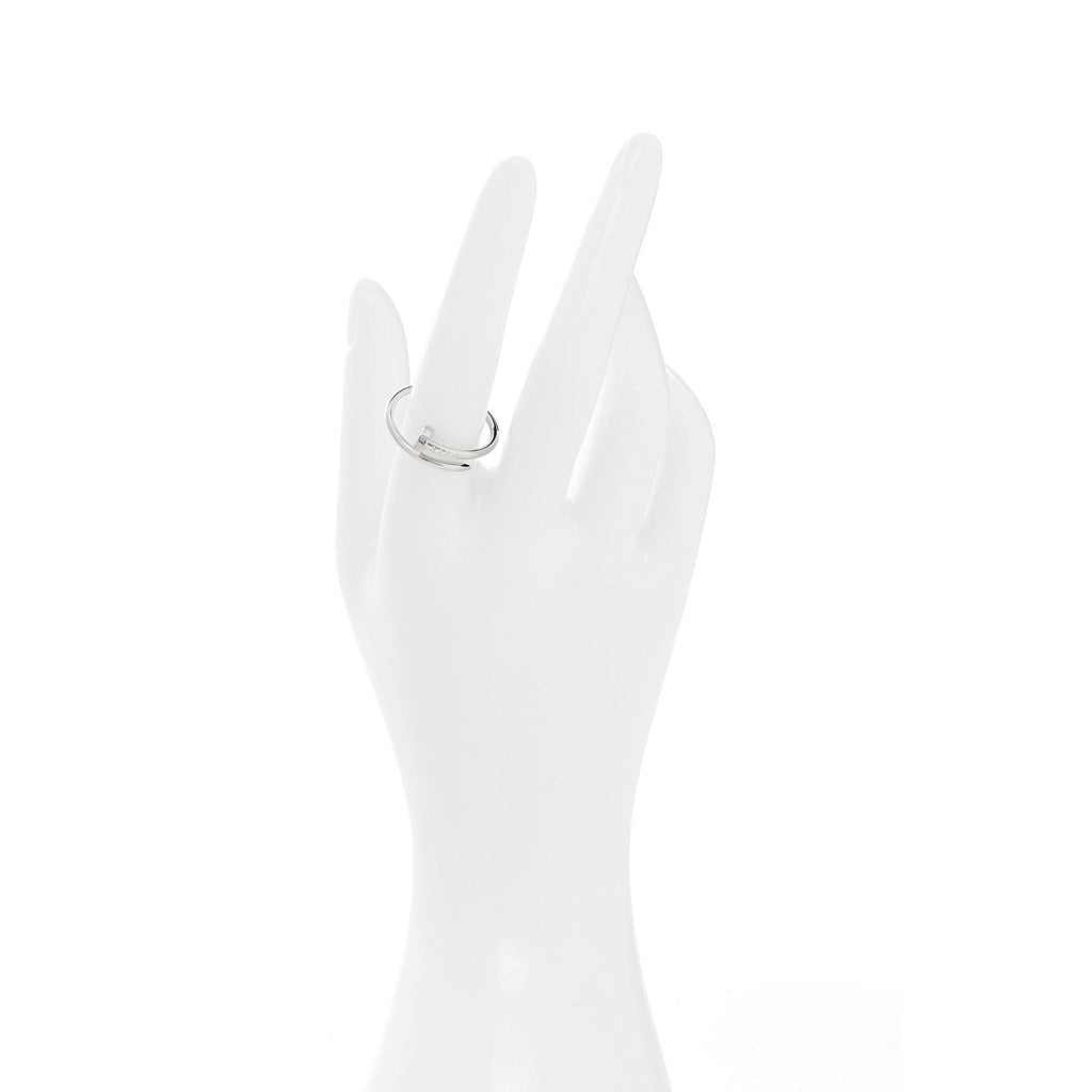 18K White Gold Small Juste Un Clou Ring 59 8.75