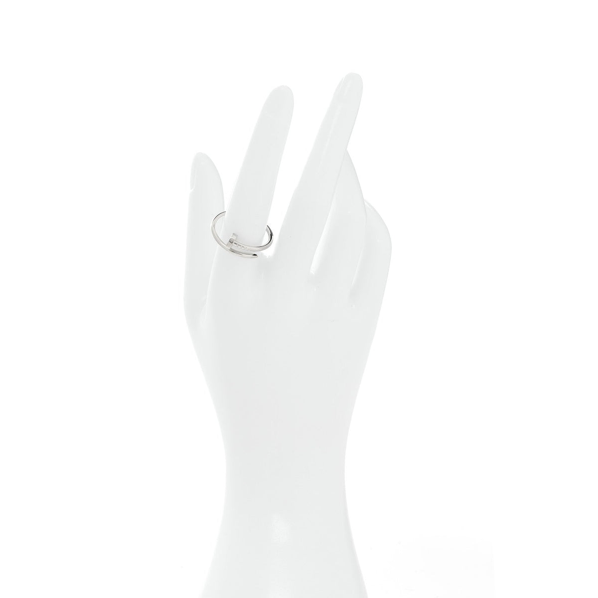 18K White Gold Small Juste Un Clou Ring 59 8.75